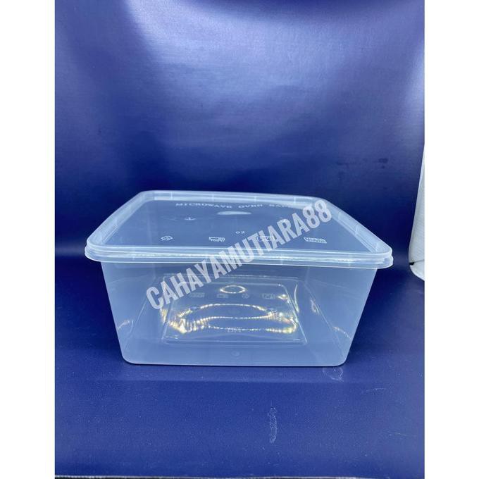 Thinwall /Kotak Makan Persegi/ Box Mika DM 1500ml