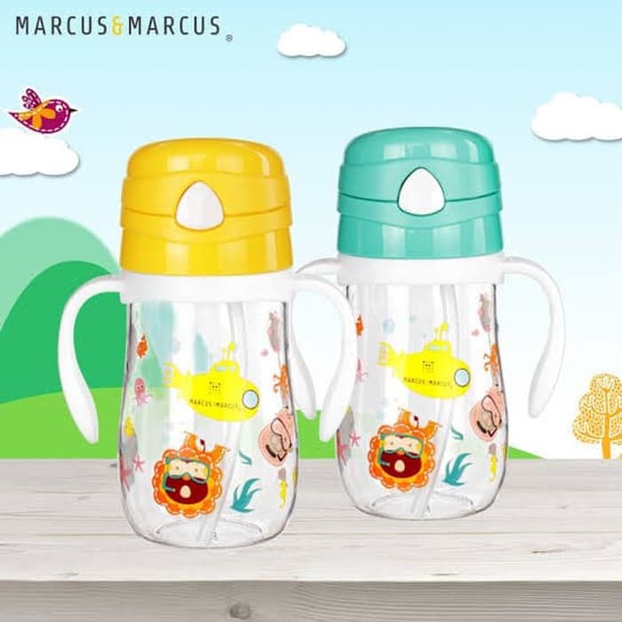 Marcus &amp; Marcus TRITAN STRAW BOTTLE : Botol Anak Susu Jus