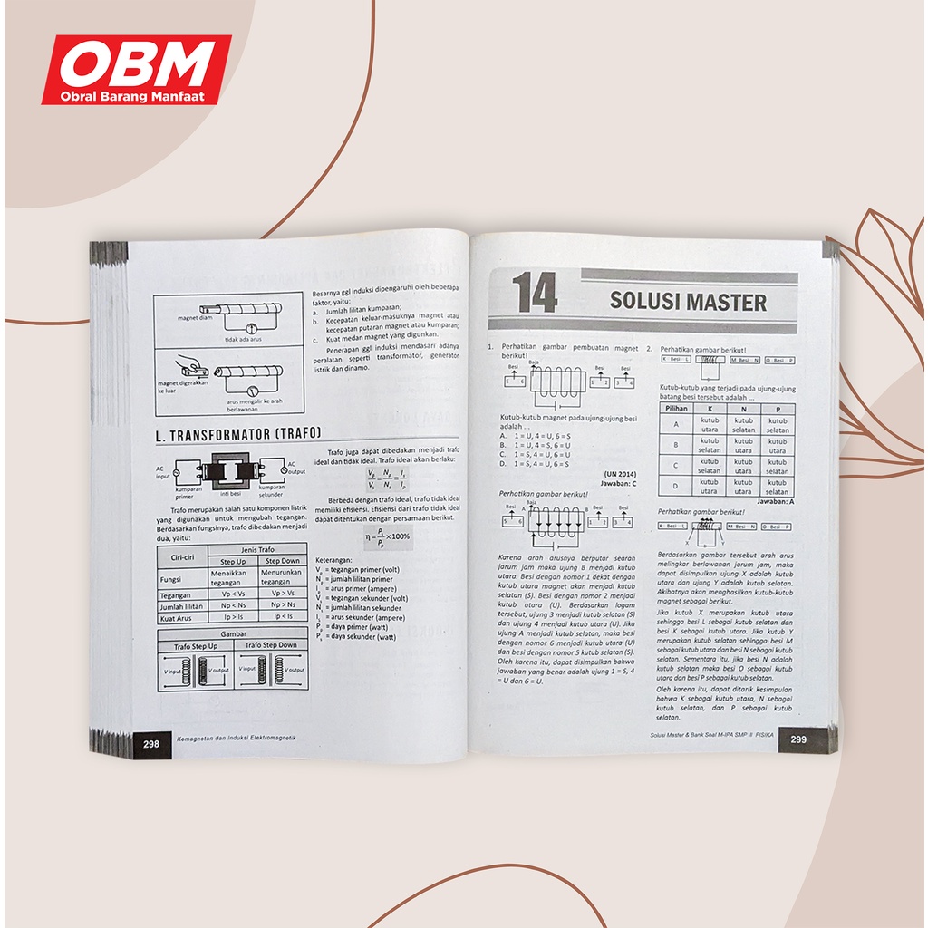 BUKU SOLUSI MASTER BANK SOAL MATEMATIKA &amp; IPA SMP 7-8-9 (KORAN)