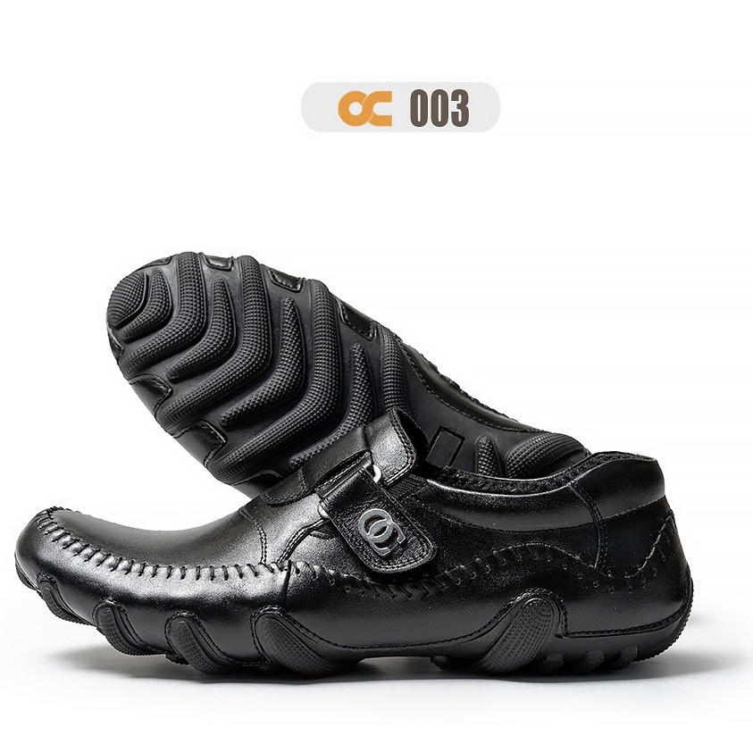 Sepatu Pria Kerja Casual Kekinian Kulit Original Dewasa OC 003 Stylish Slip On