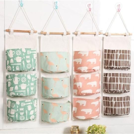 POUCH GANTUNG STORAGE BAG GANTUNG 3 SEKAT