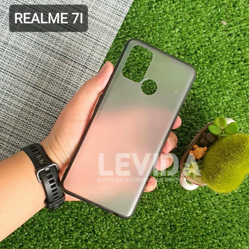 CASE REALME 7i FUZE CASE TRANSPARAN BAHAN CUSTOM