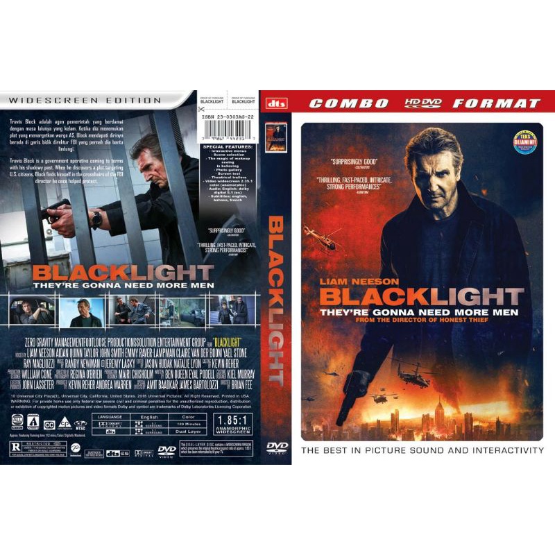 Kaset film action thriller : BLACKLIGHT