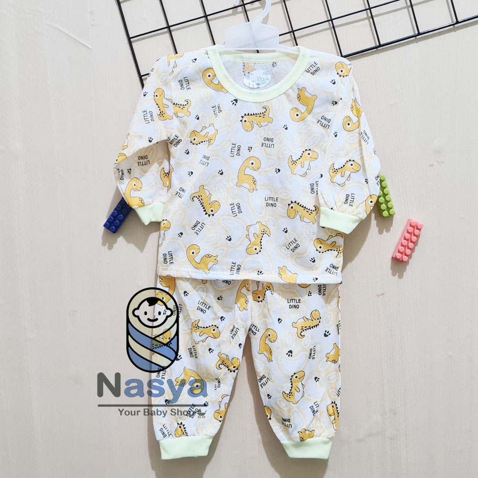 [N-106] Setelan Baju Panjang Bayi piyama bayi (3-6 bulan)