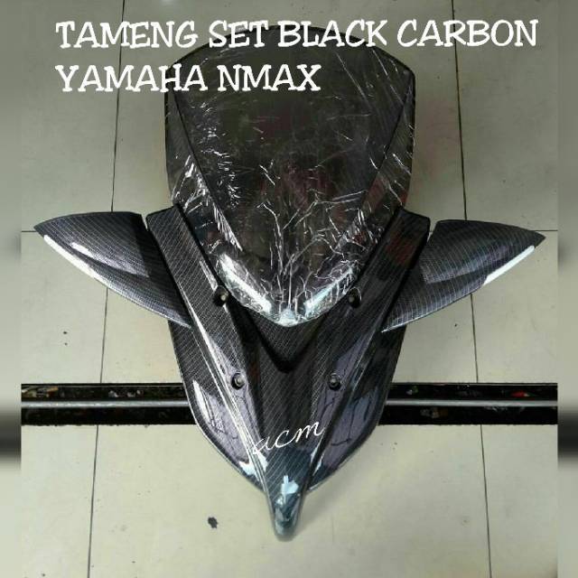 Tameng set nmax +winshield+spion +lampu sen carbon nemo Nmax old