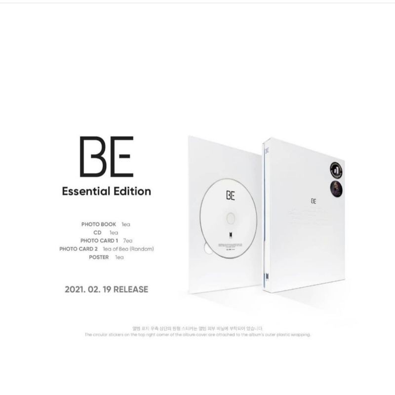 [KHUSUS PELUNASAN] Album Sealed BTS BE Essential Edition