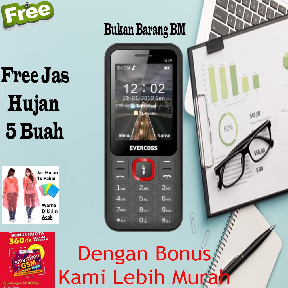EVERCOSS N2E GARANSI RESMI HP Murah Shopee Indonesia
