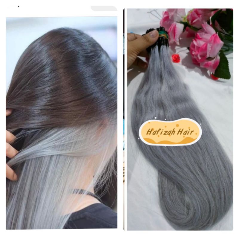 HARGA PER HELAI Rambut Sambung Asli | Hair Extension Ukuran 60cm Rambut Asli Warna harga PER Helai