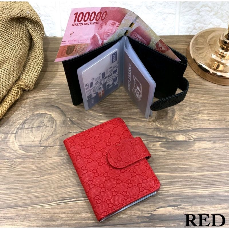 DOMPET KARTU IMPORT EMBOSS DOMPET KARTU WANITA PRIA-DOMPET FASHION ADA TEMPAT UANG