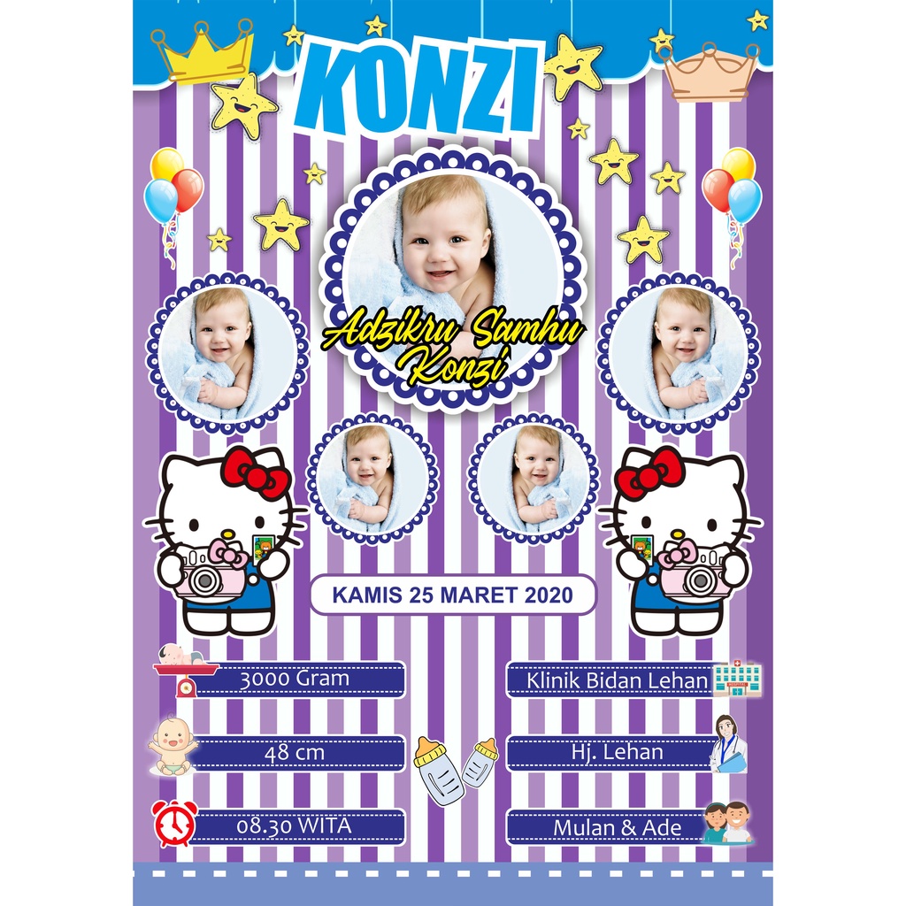 CETAK BIODATA BAYI UKURAN BESAR 17R/12Rs (48x32)cm-47