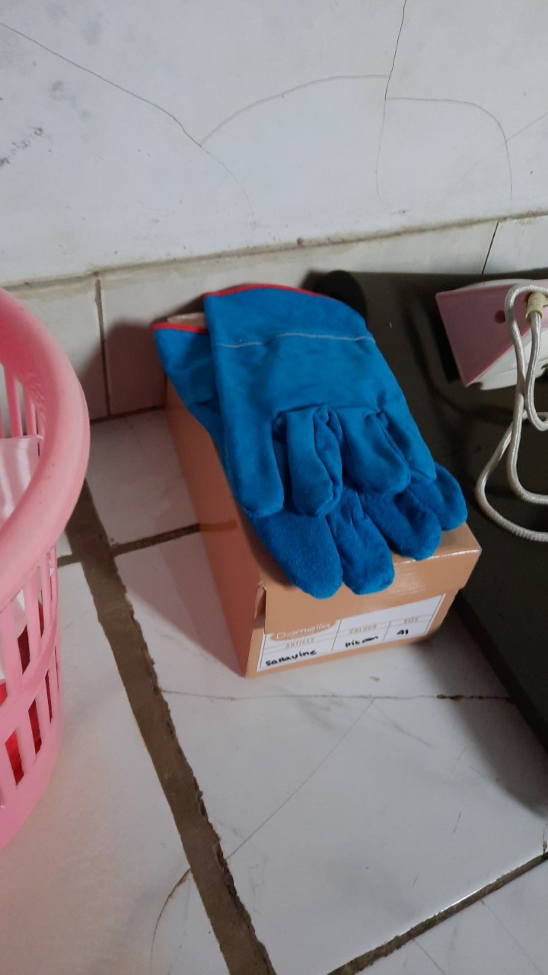 Sarung Tangan Welding Pendek 10inch Kulit Split Sapi / Gloves Safety Las