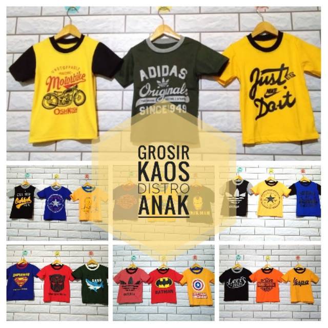 Grosir Kaos Distro Anak Bandung