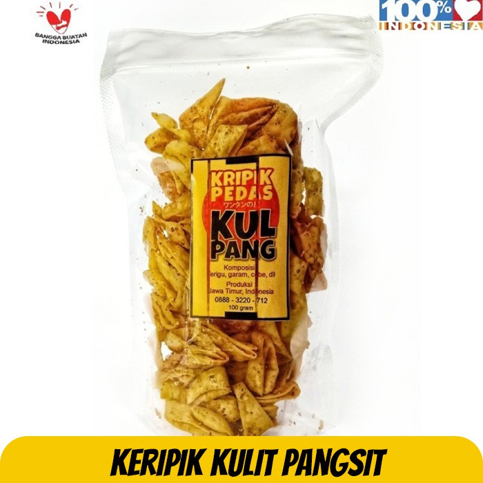 

Keripik Kripik Kulit Lumpia Pangsit Goreng Renyah Kriyuk Pedas Gurih Murah Varian BUY 1 GET 1 FREE