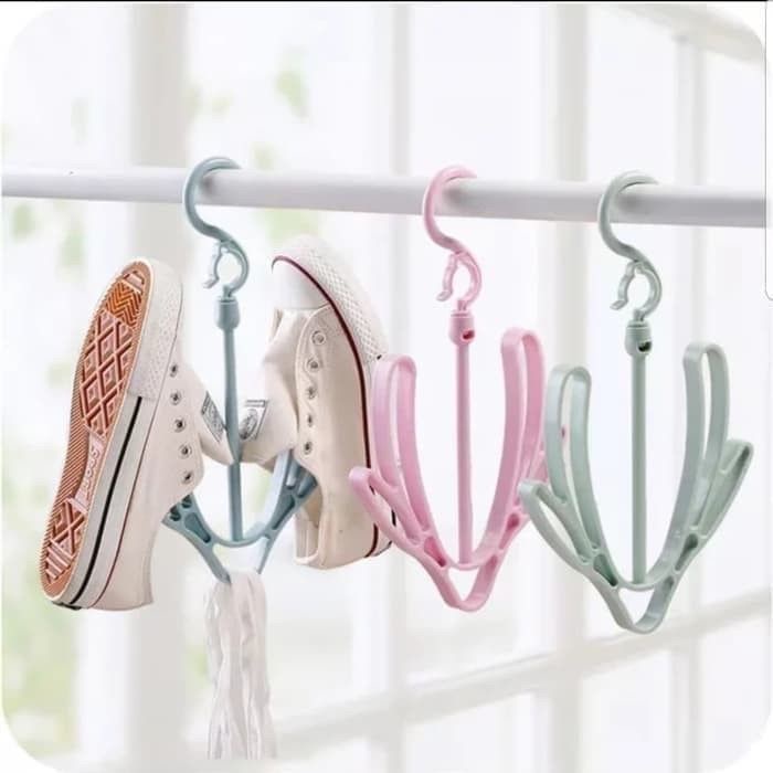 Gantungan jemuran sepatu multifungsi hanger Hanger Sepatu / Gantungan Jemuran Serbaguna / GANTUNGAN SEPATU SANDAL