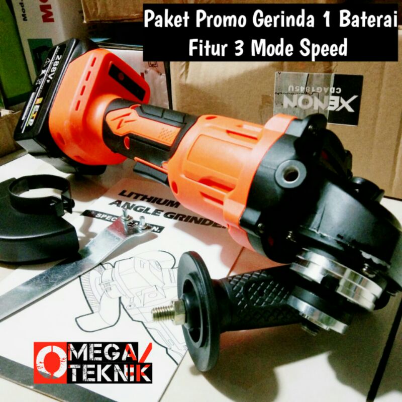Gerinda Xenon Single Baterai 88V