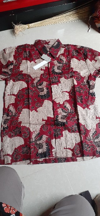 Batik Pria Lengan Panjang Batik Berkah Hrb026 Motif Keratonan Kode 002 Size M L Xl Xxl Reguler