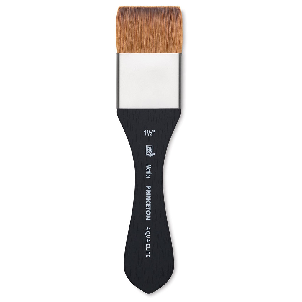 Princeton Aqua Elite Mottler Brush 1-1/2&quot;: Finest Synthetic Kolinsky Sable