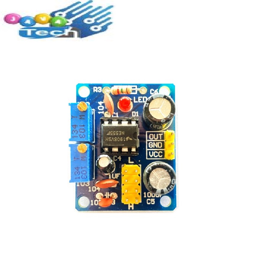 Modul NE555 Pulse Adjustable Frequency Duty Cycle Generator Model DIP