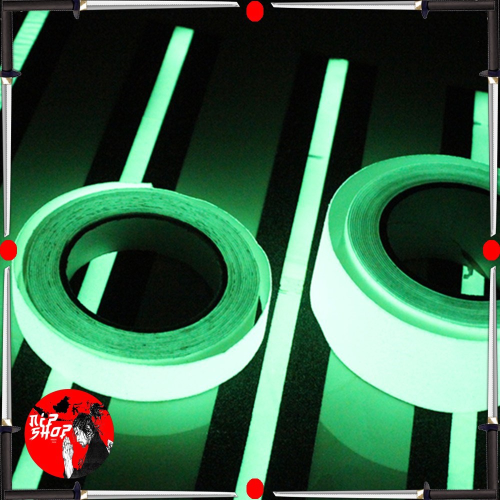 Lakban Glow In The Dark Luminous Adhesive Tape 1.5 cm x 10 m - Multi-Color