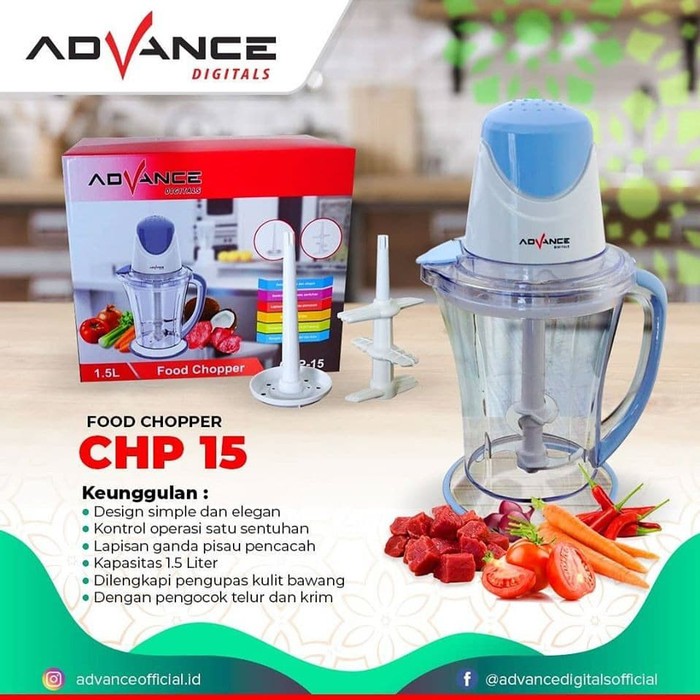 Advance Food Chopper Blender Serbaguna CHP-15 original Garansi resmi