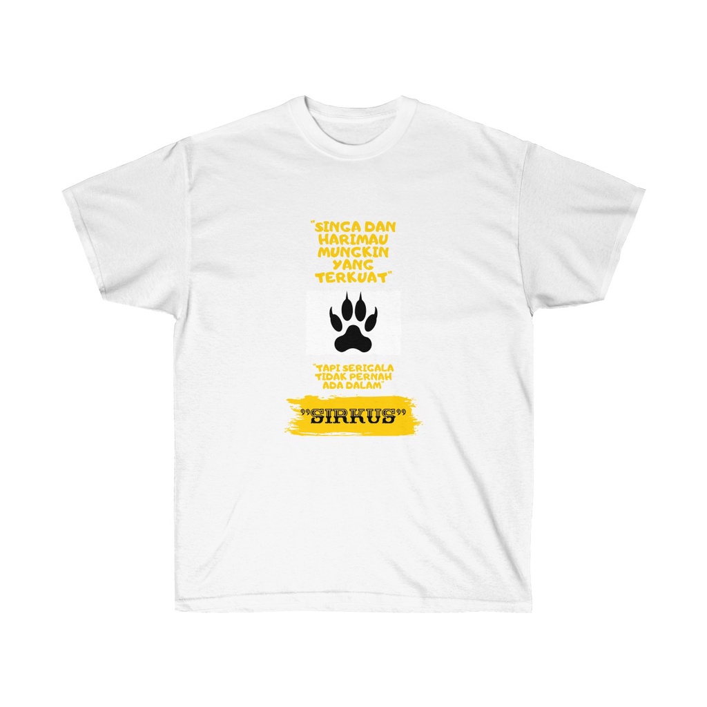 Serigala tidak ada di sirkus, T-shirt kata-kata nasihat, T-shirt hadiah ayah, T-shirt nasihat hadiah