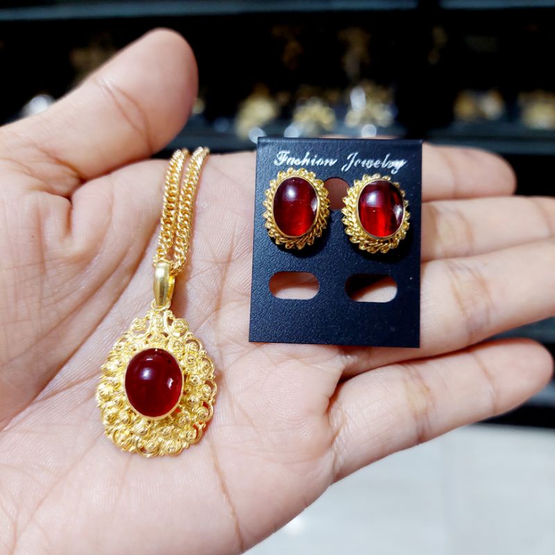 liontin bali ukir kalung xuping