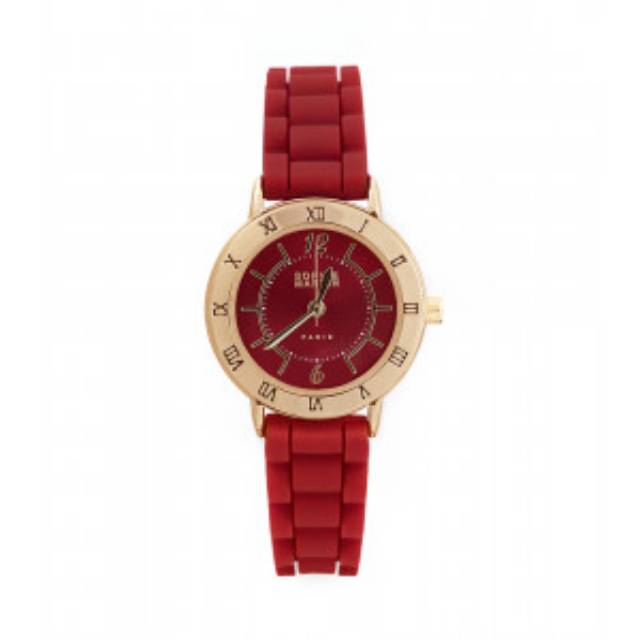Jam tangan wanita merah promo sophie paris carol red