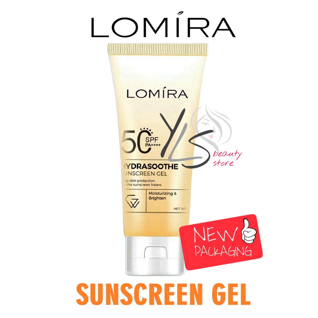 LOMIRA SUNSCREEN GEL SPF 50 - TERDAFTAR BPOM - SUNSCREEN LOMIRA - SUN BLOCK MURAH - SUNBLOCK LOMIRA - TABIR SURYA