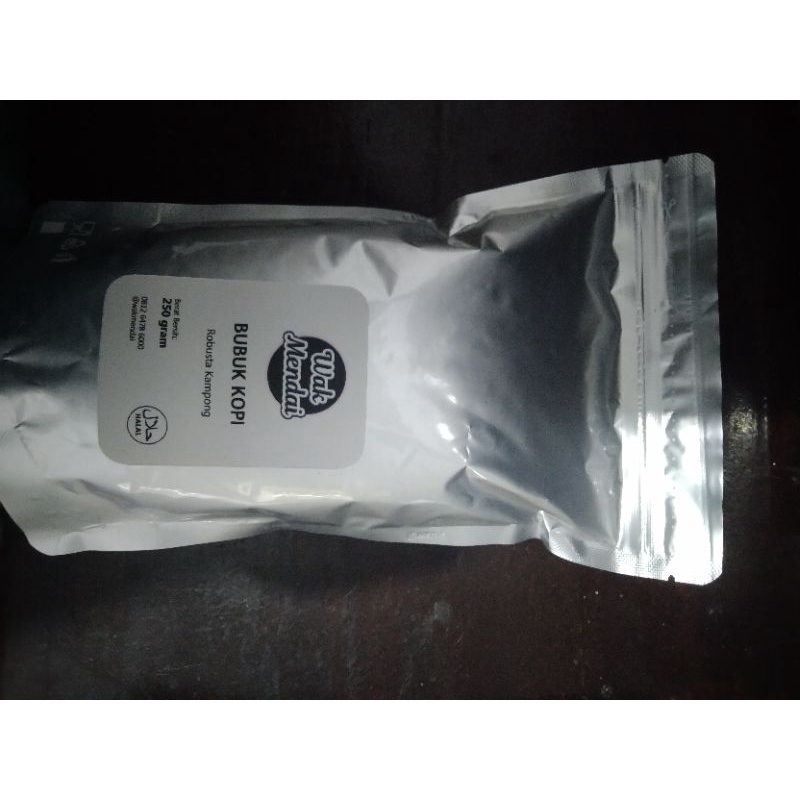 

bubuk kopi robusta kampong