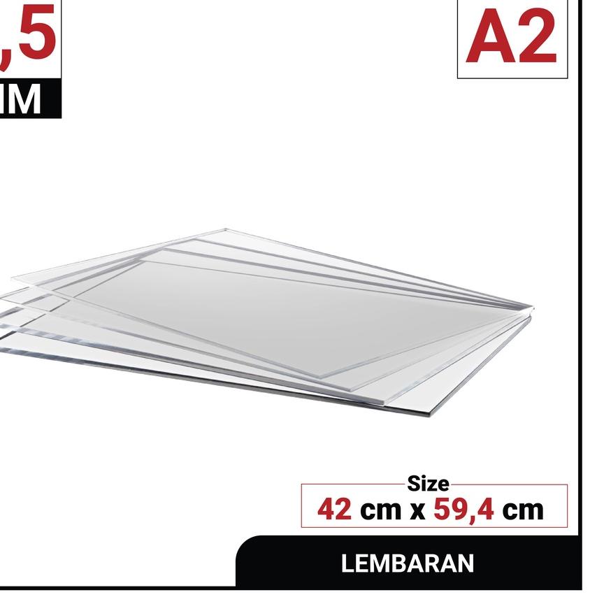 

Terjangkau LEMBARAN ACRYLIC / AKRILIK A2 1.5MM TRANSPARAN GROSIR ,.