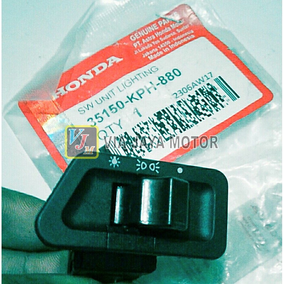 VJM TOMBOL LAMPU ON OFF KARISMA SUPRA FIT NEW SUPRA X 125 BEAT LAMA VARIO LAMA REVO ABSOLUTE HONDA