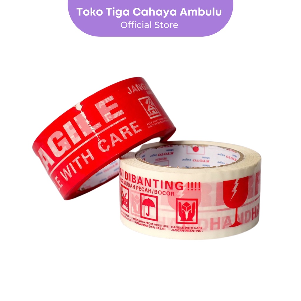 

LAKBAN FRAGILE MERAH / LAKBAN FRAGILE 48 Yard