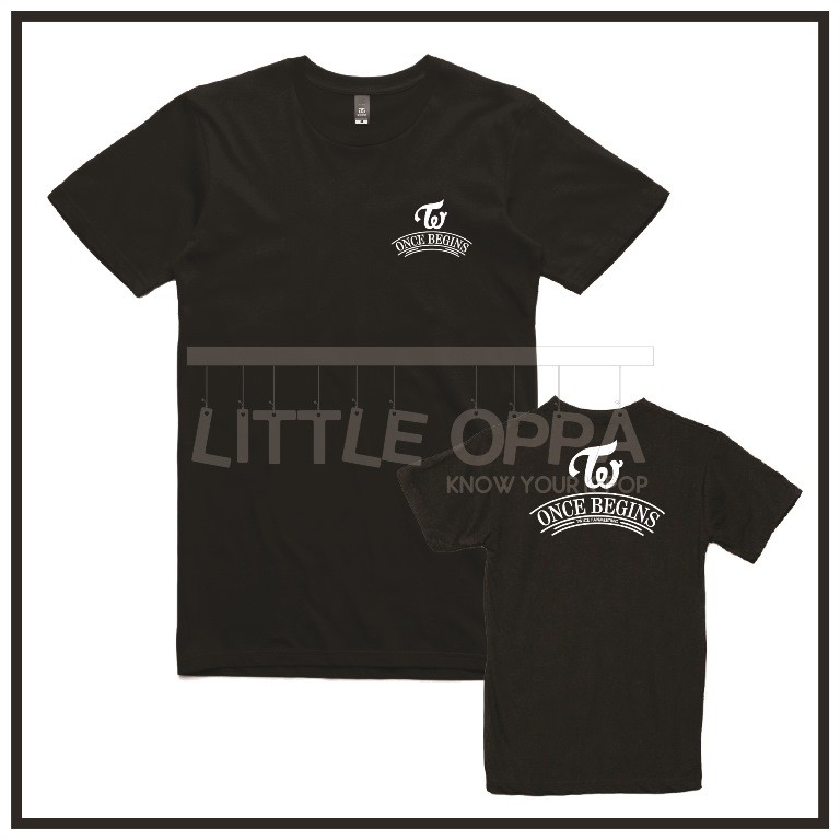 KAOS T-SHIRT KPOP TWICE ONCE BEGINS TWICE FAN MEETING