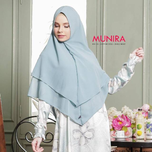 KHIMAR MUNIRA CERUTY 2LAYER MH 05 SIZE REG
