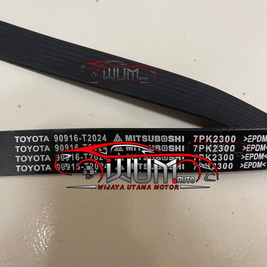 VAN BELT FAN BELT TALI KIPAS INNOVA FORTUNER HILUX BENSIN AC 7PK2300