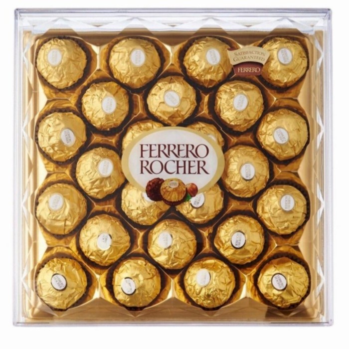 

COKLAT FERERO ROCHER ISI 24 PCS FERRERO T24