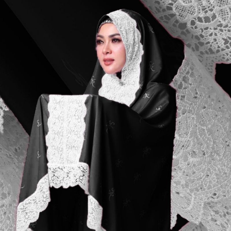 Mukena Syahrini Jumbo Dewasa Sutra Velvet