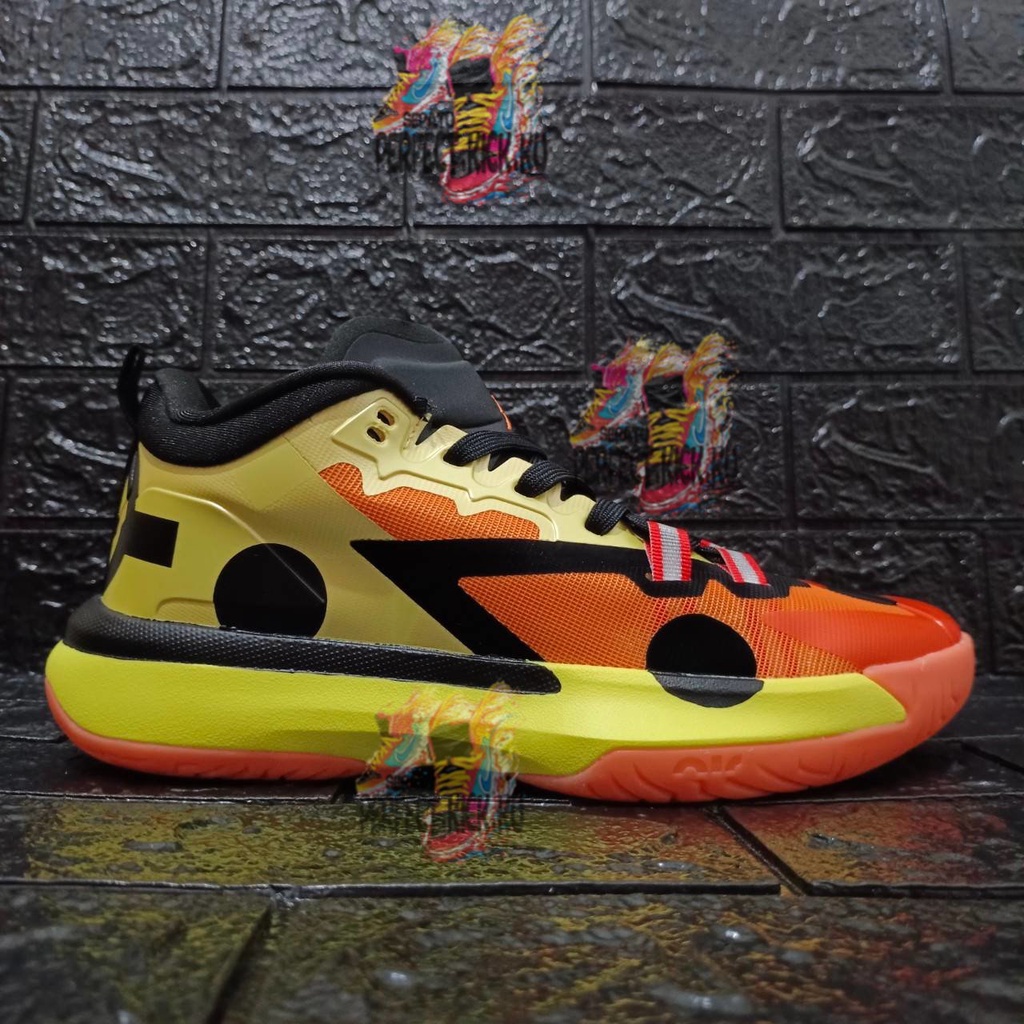 Sepatu Basket Air Jordan Zion 1 Naruto Kyuubi PREMIUM-ORIGINAL