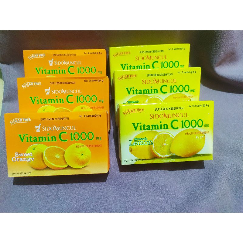 

Sidomuncul Vitamin C1000 Sweet Orange & ekstrak lemon