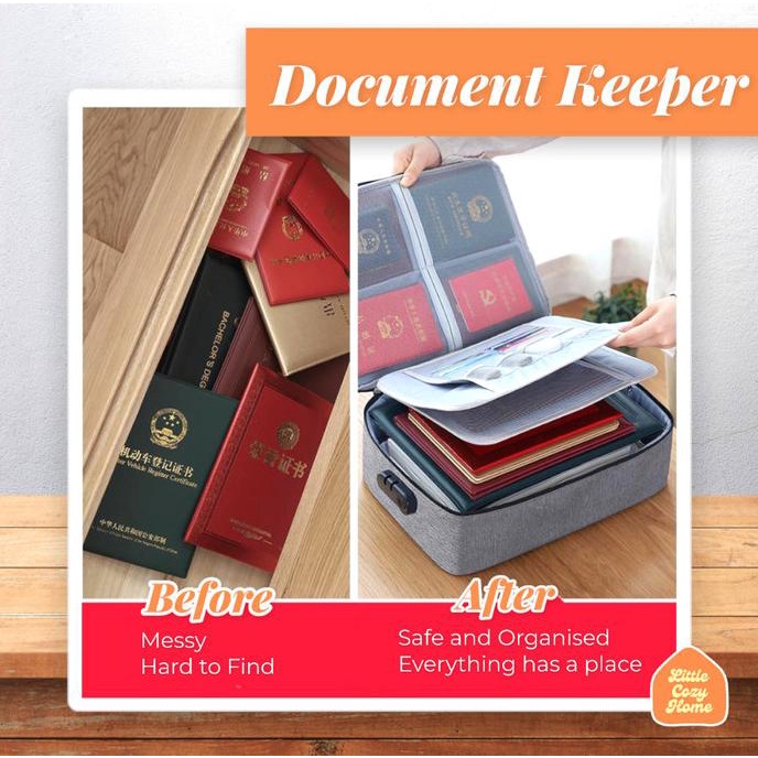 

BISA BAYAR DITEMPAT Tas Penyimpanan Dokumen Bergembok Tiga Susun / Document Keeper TERPERCAYA Kode 1193