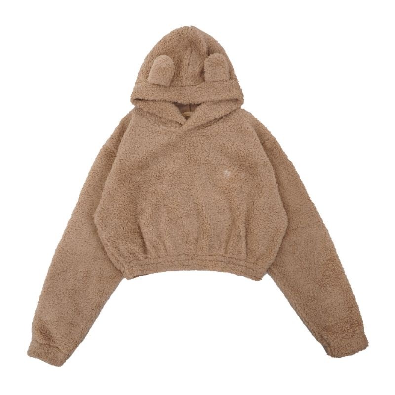 Hoodie Sherpa Crop / hoodie Crop / jaket sherpa