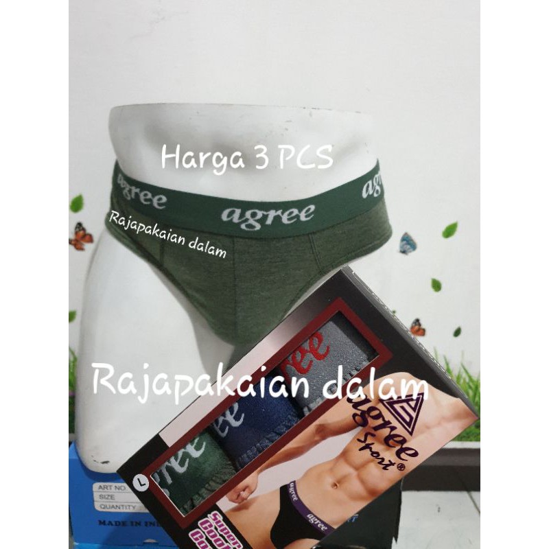 Celana dalam pria Agree 2321 Harga 3pcs