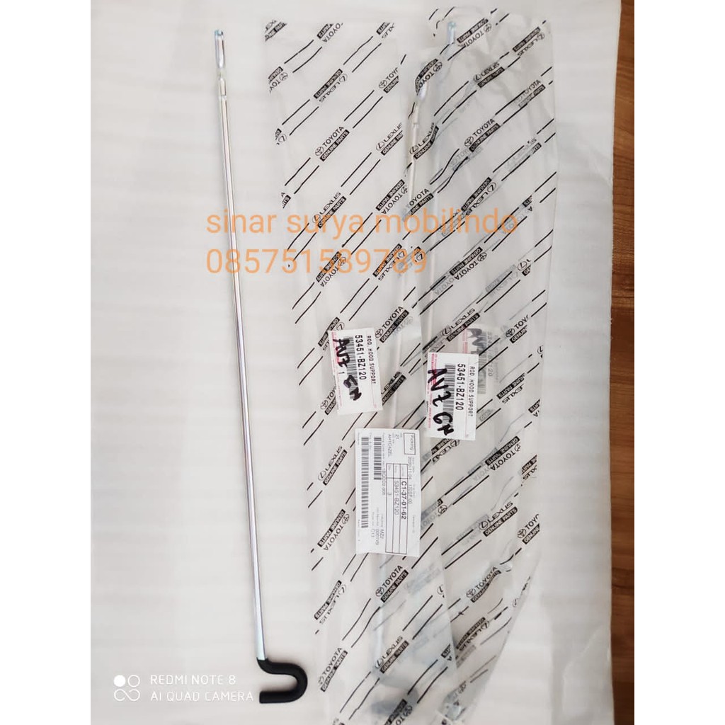 Tiang penahan penyangga kap mesin Avanza ALL NEW 2012-2014