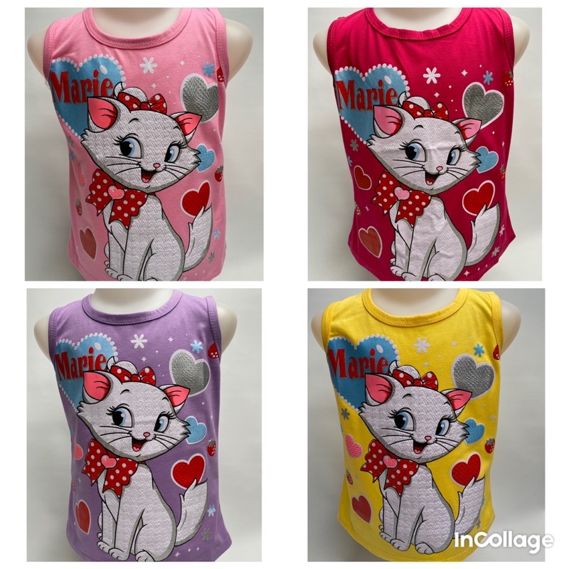 Singlet anak perempuan (MARIE) 1-10 tahun