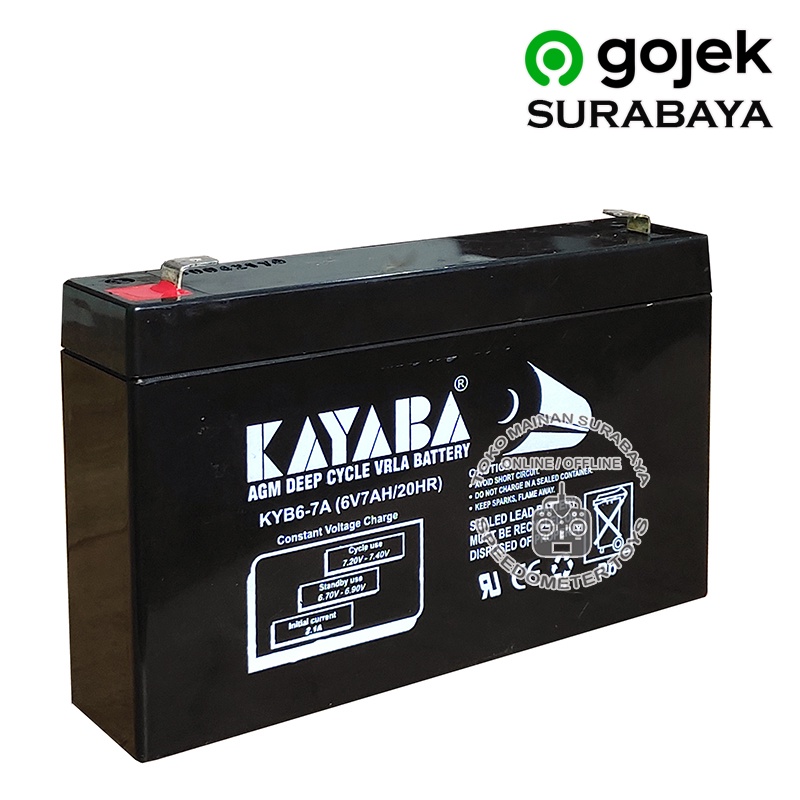 Aki Mobil Sepeda Motor Anak | Aki Ride-On Anak | Sparepart Mainan Anak