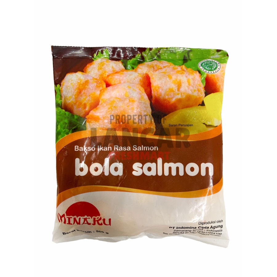 

MINAKU BOLA SALMON 500GR / MINAKU SALMON BALL 500GR