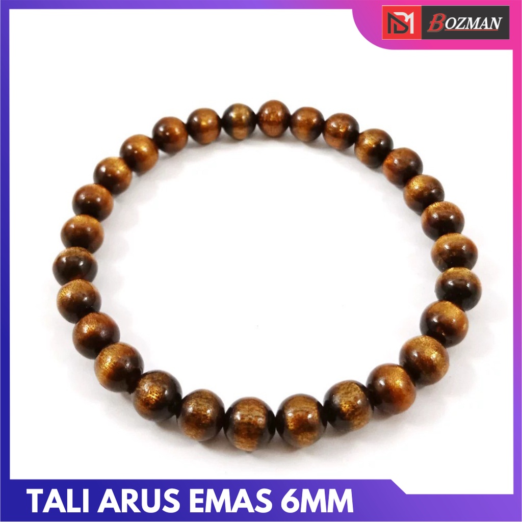 Gelang Tangan Original Tali Arus Emas Diameter 6mm Sangat Berkelas Jaminan Asli