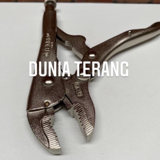 Tang Buaya TEKIRO Bengkok 7 in - Curved Locking Pliers 7'' - PL - LG0769