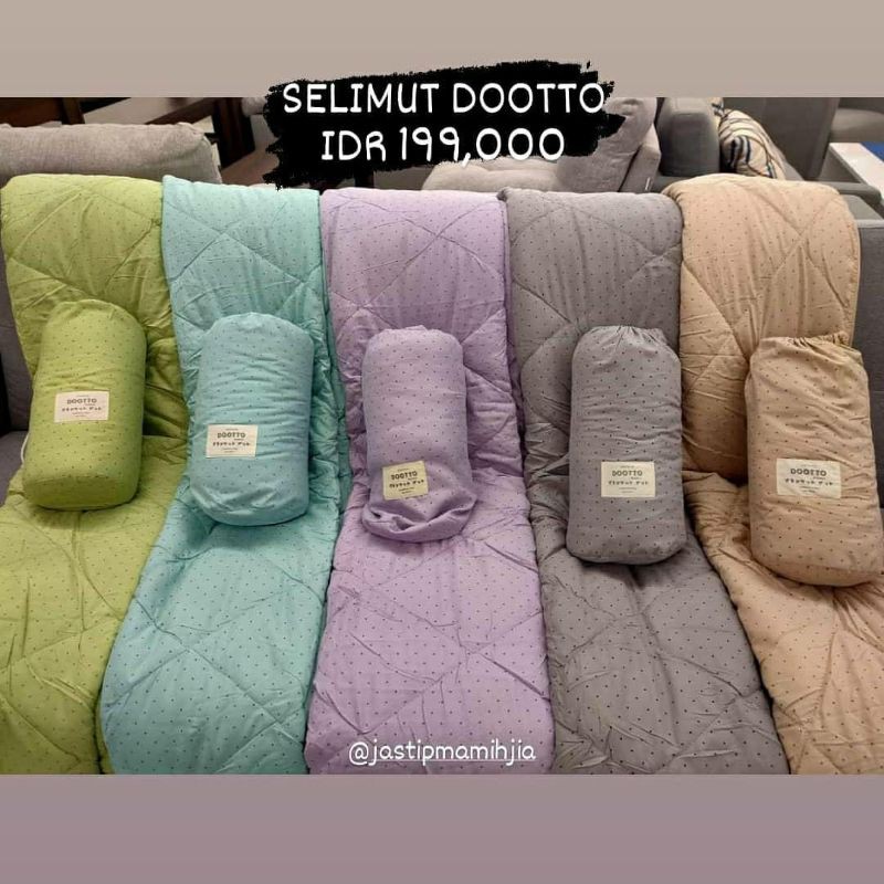 DOOTTO BED COVER by Informa  selimut informa  selimut  
