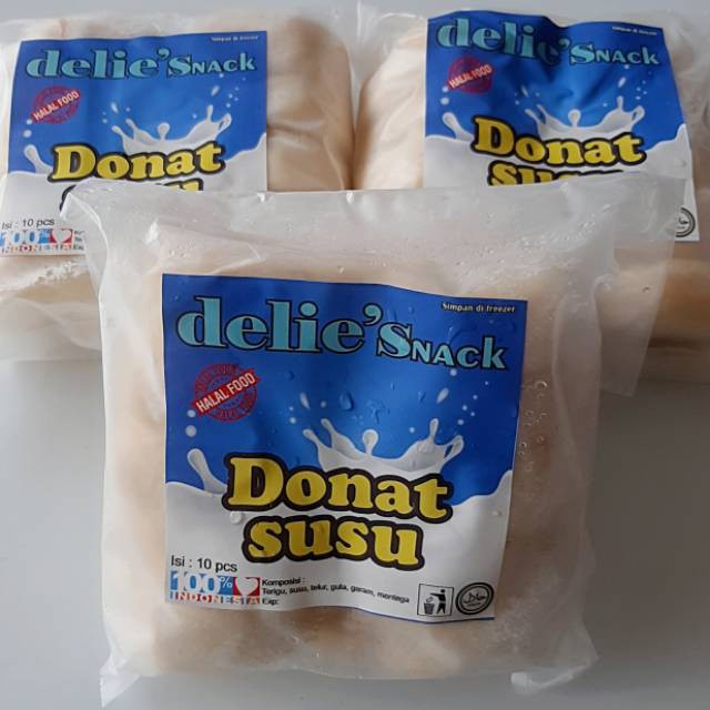 

delie's donut susu isi 10